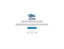 Tablet Screenshot of eupb.org